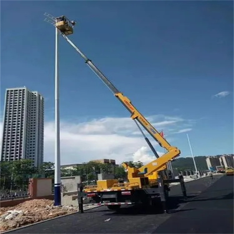 水城维修路灯的曲臂升降车出租